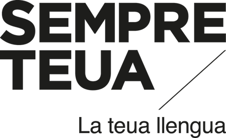 Logo Sempre Teua. La teua llengua